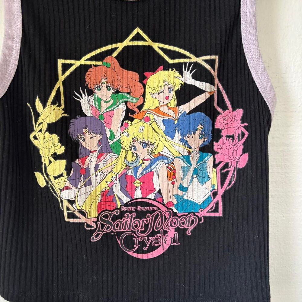 Sailor-moon Women's multi Crop-top